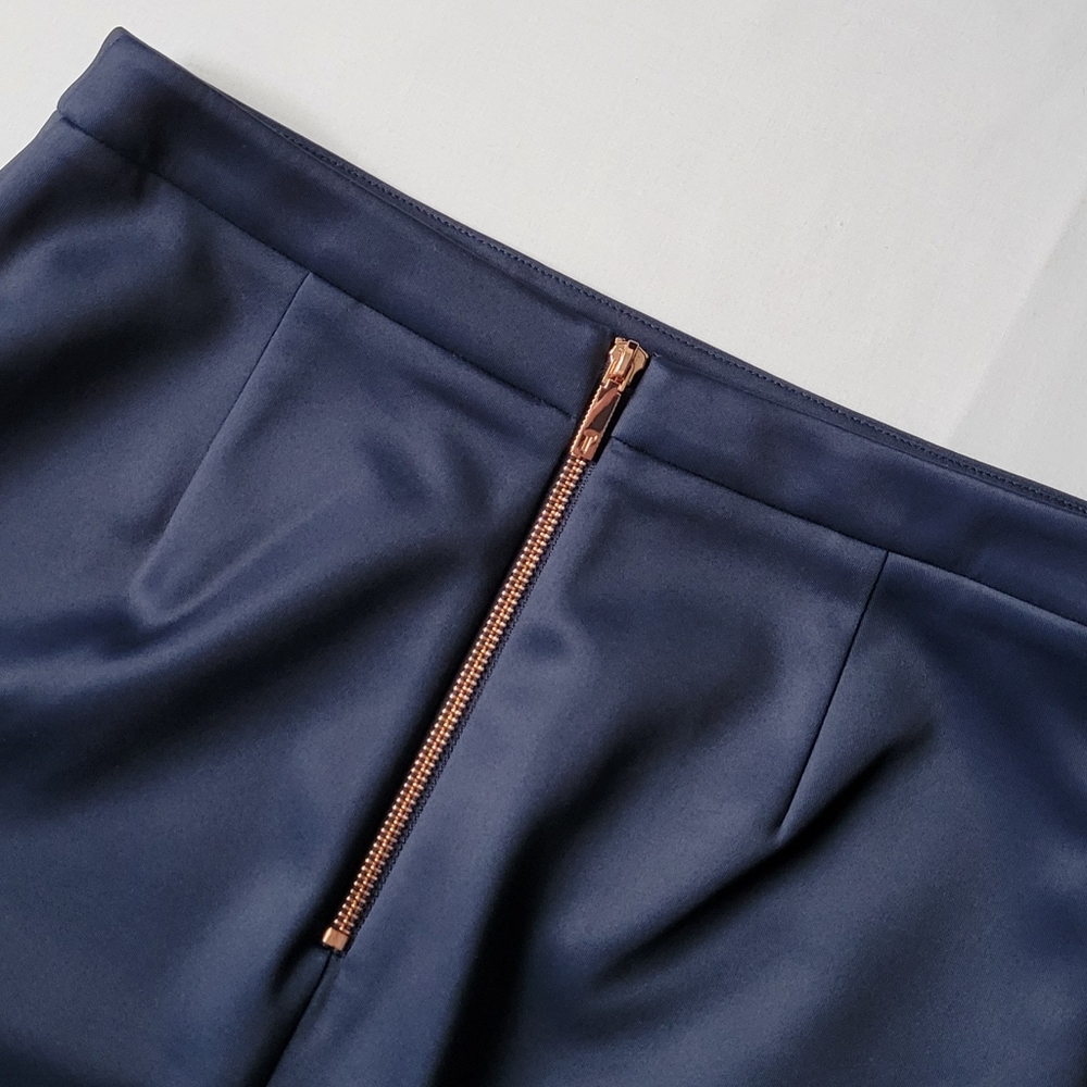 Woman's Ted Baker printed blue midi skirt - Picture 4 of 5